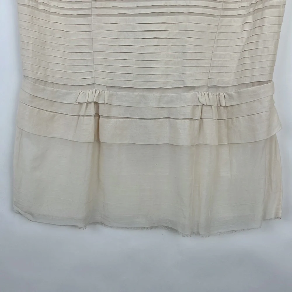 12th STREET BY CYNTHIA VINCENT sleeveless blouse layering in cream 4 - Picture 8 of 11
